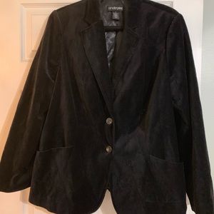 Lane Bryant Velvet Blazer